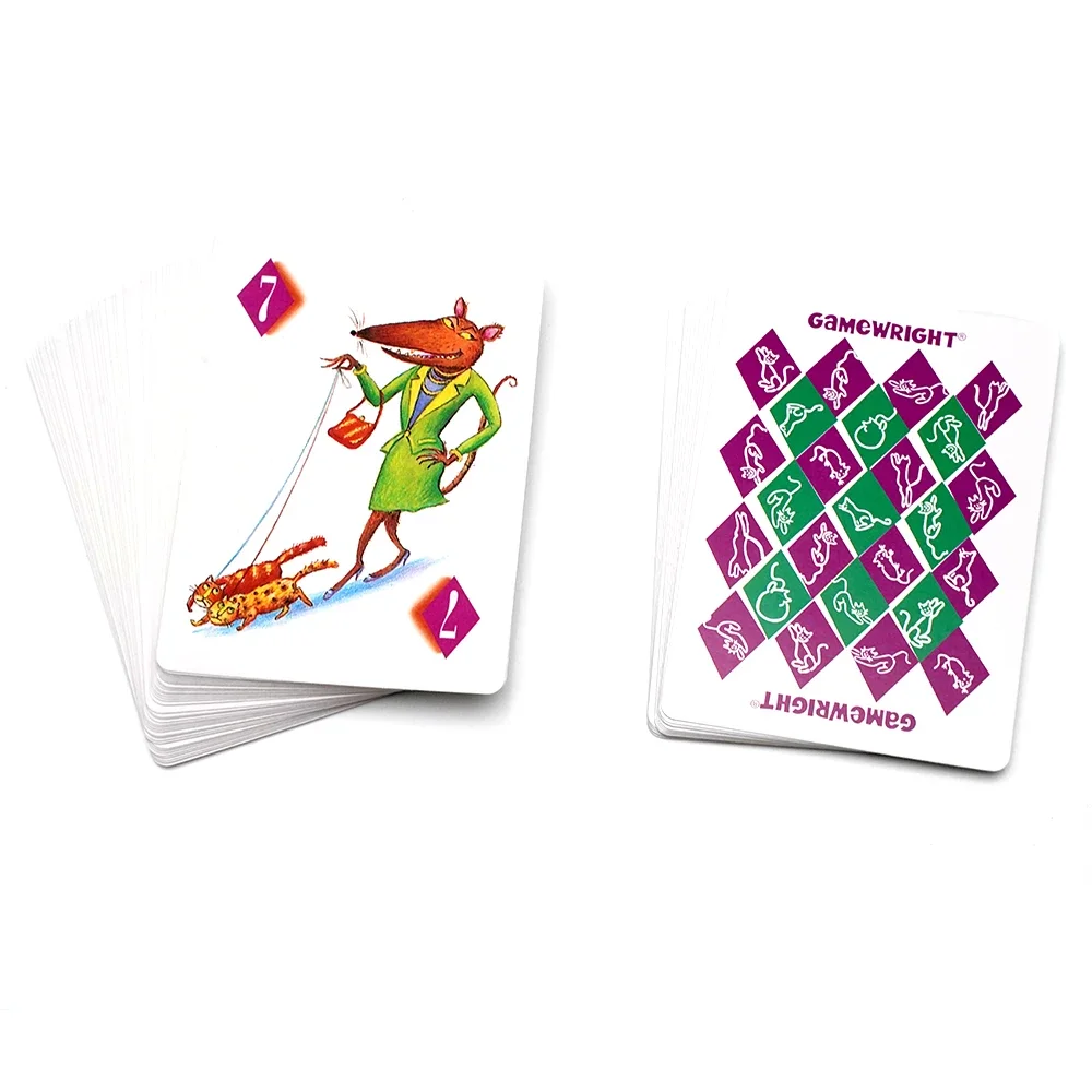 Rata Tat Roll Cat - Fun Numbers card Game with Cats (and a few rats) For Ages 6 and up ﻿Board game 5