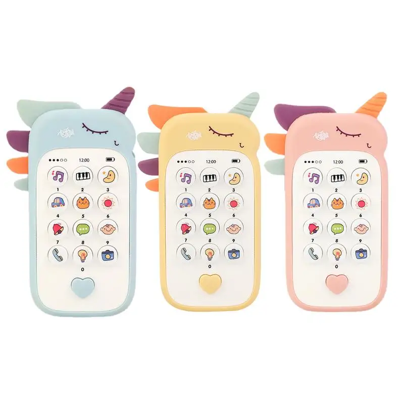 Baby Phone Toys Bilingual Music Telephone Sleeping Artifact Simulation Phone For Kids Infant Early Educational Toy Kids Gifts baby first music cell phone toy kids educational phone call