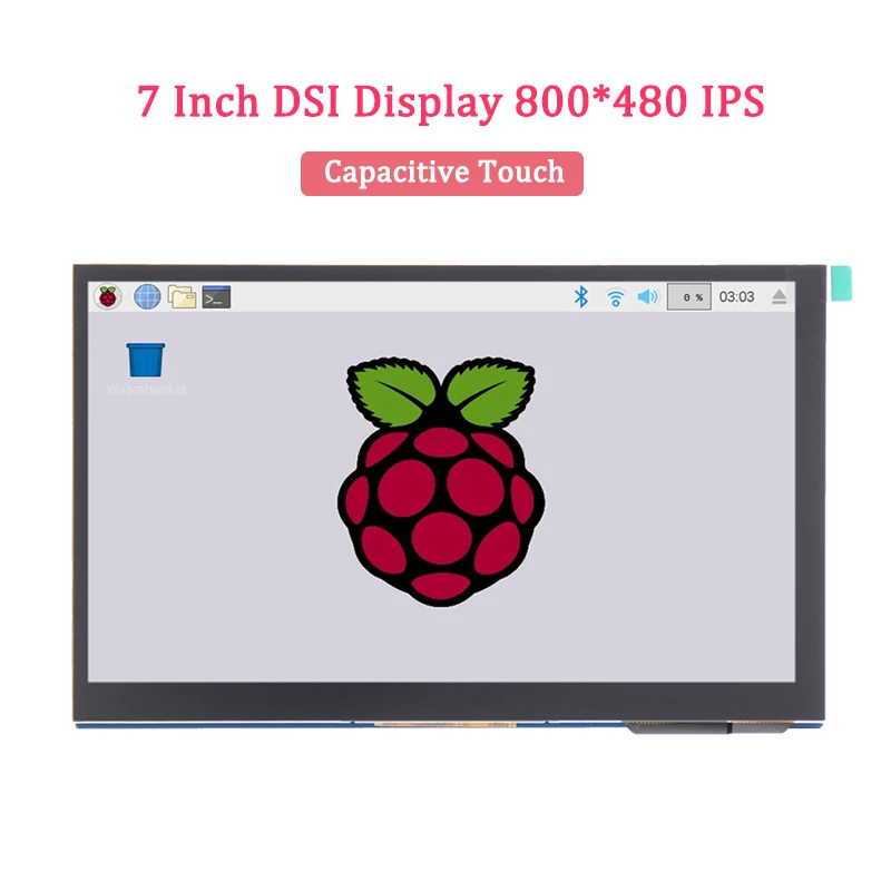 Touch Screen Capacitivo Da 7 Pollici Dsi 800X480 Ips Display Lcd Monitor Per Raspberry Pi