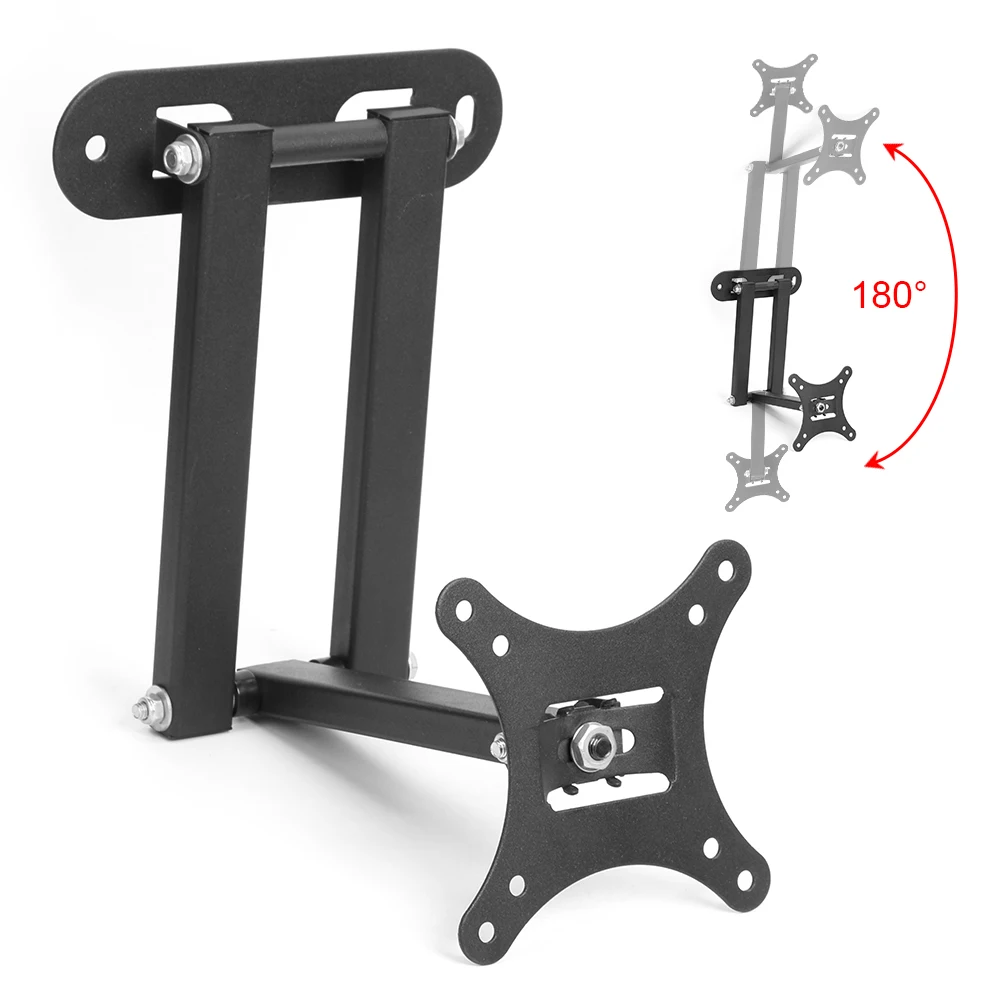 Universal Wall Mount Telescopic Bracket Load Bearing 30KG for Monitor TV 17 to 32 inches Angle Adjustable Holder Expansion Stand