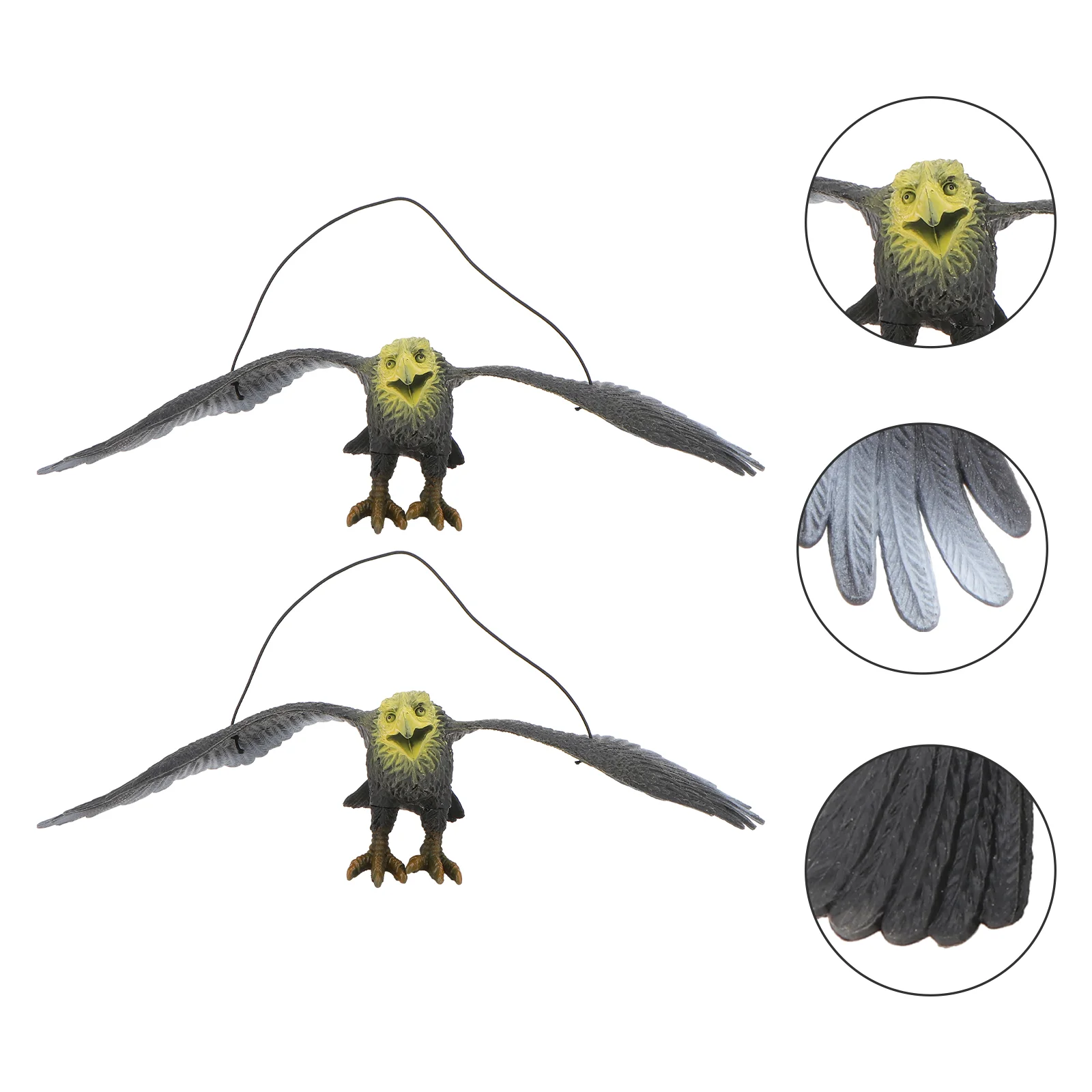 Bird Eagle Birds Decoy Model Statue Hawk Animal Scare Pigeon Owl Fake