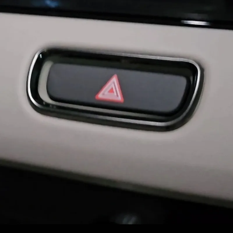 Для Honda HR V HRV Vezel 2022 2023 аксессуары для интерьера Стайлинг Автомобильная аварийная фоторамка для переключателя Предупредительная лампа крышка отделка (art.: 3920bf6b73f2f) - 3920bf6b73f2f