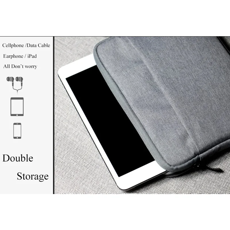 UPBGNG Caso Para Xiaomi Mi Pad 6 Pro 11 Polegada Universal Laptop Bolsa Capa Zipper Bolsa Manga Para Xiaomi Pad 5 6