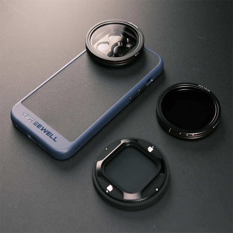 Freewell Glow Mist/14,Snow Mist 1/4，Ture Color VND MISTXVND & CPL Filter Compatible only with Freewell Sherpa Series Phone Cases