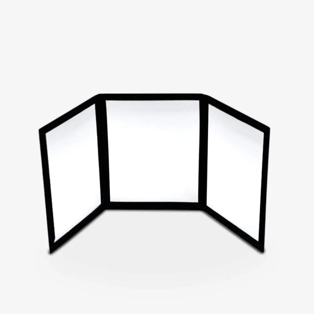 Specchio A 3 Vie Per Magia - Per Trucchi E Illusioni | Accessorio Mago Da Palco - Foto 4