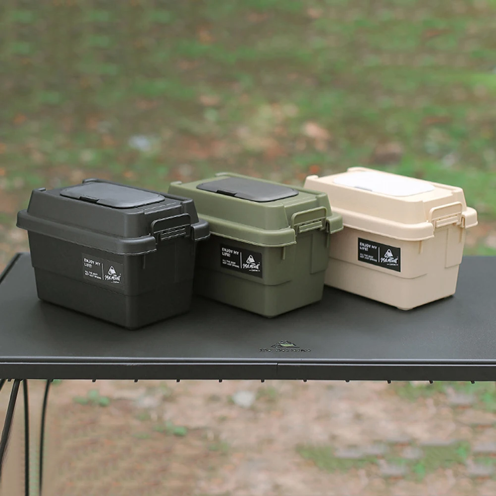 Outdoor Storage Box Stackable Camping Waterproof Carrying Hiking Carrier Cargo Car Trunk Organizer storage bag camping storage bag for Cooking Traveling Grocery