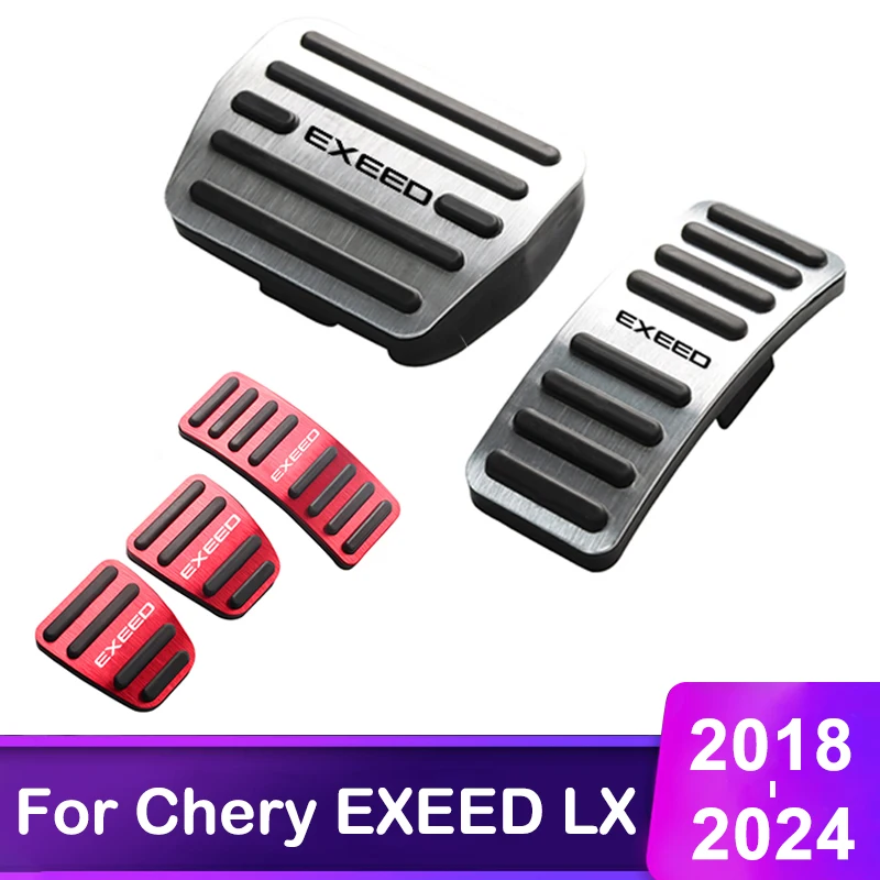 

For Chery EXEED LX 2018 2019 2020 2021 2022 2023 2024 Car Fuel Accelerator Brake Pedals Cover Non-Slip Pad Accessories