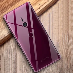 Ultra Clear Silicone Soft TPU Phone Case - Transparent Back Cover for XZ Premium (1 Piece)