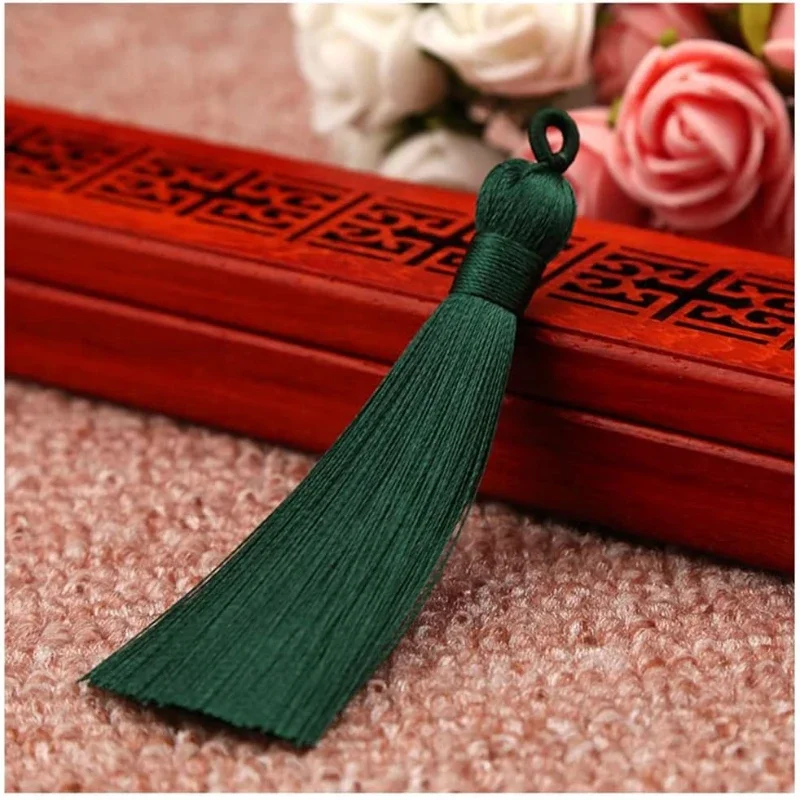 Mibrow 다채로운 코튼 실크 술 프린지, 쥬얼리 제작, 귀걸이 펜던트 술 프린지, DIY 쥬얼리 액세서리, 2 개 5 개/팩