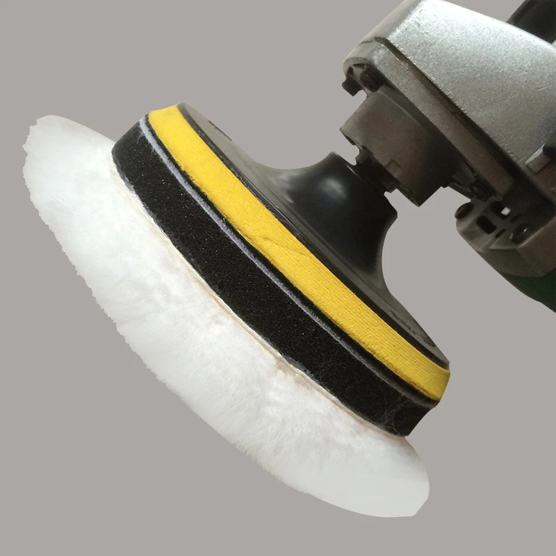 Car Polishing And Waxing Wool Mat Auto Wool Pads Paint Care Polisher Pads Wool Disc Sponge Wheel Wool Ball 3/4/5/6/7 inch