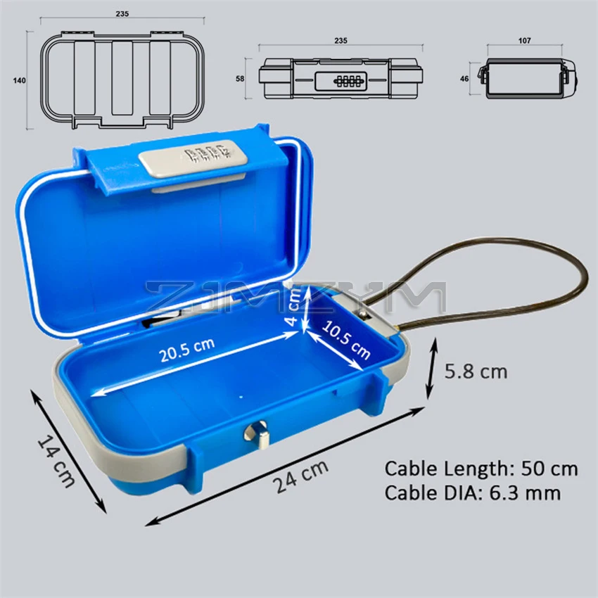 Coffre-fort portable avec UL, coffre-fort, boîte à clés de sécurité, camping en plein air, randonnée, sport, salle de sport