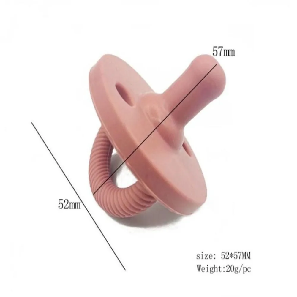 Material Safety Food Grade Silicone Baby Pacifier Smooth Surface Wear Resistant and Bite Resistant Nipple Soother Non-slip