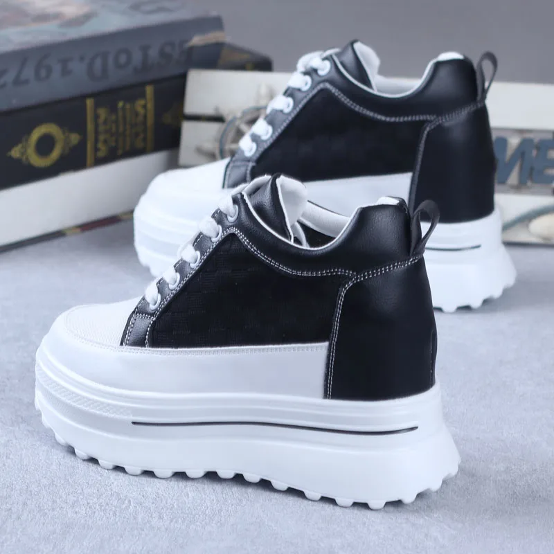 Women Skateboard Shoes White Sneakers High Platform Sneakers For Women PU  Leather Women Chunky Shoes spring Trainers Tenis Femme - AliExpress