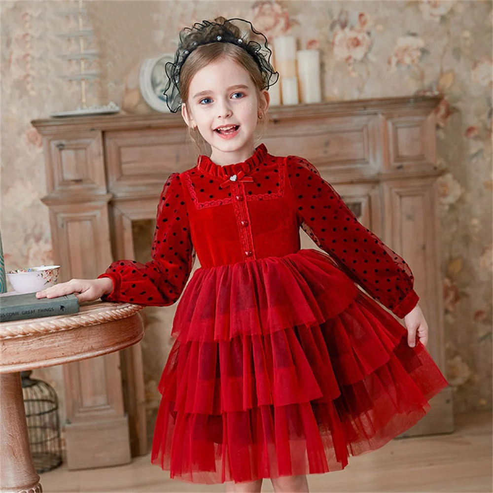 Summer Holiday Toddler Baby Girls Lace Short Sleeve Princess Party Dress Outfits 