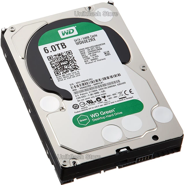 Western Digital WD Green 6TB 4TB 3TB 2TB 1TB Internal Hard Drive  IntelliPower 3.5-inch 64MB Cache SATA III 6.0Gb - AliExpress