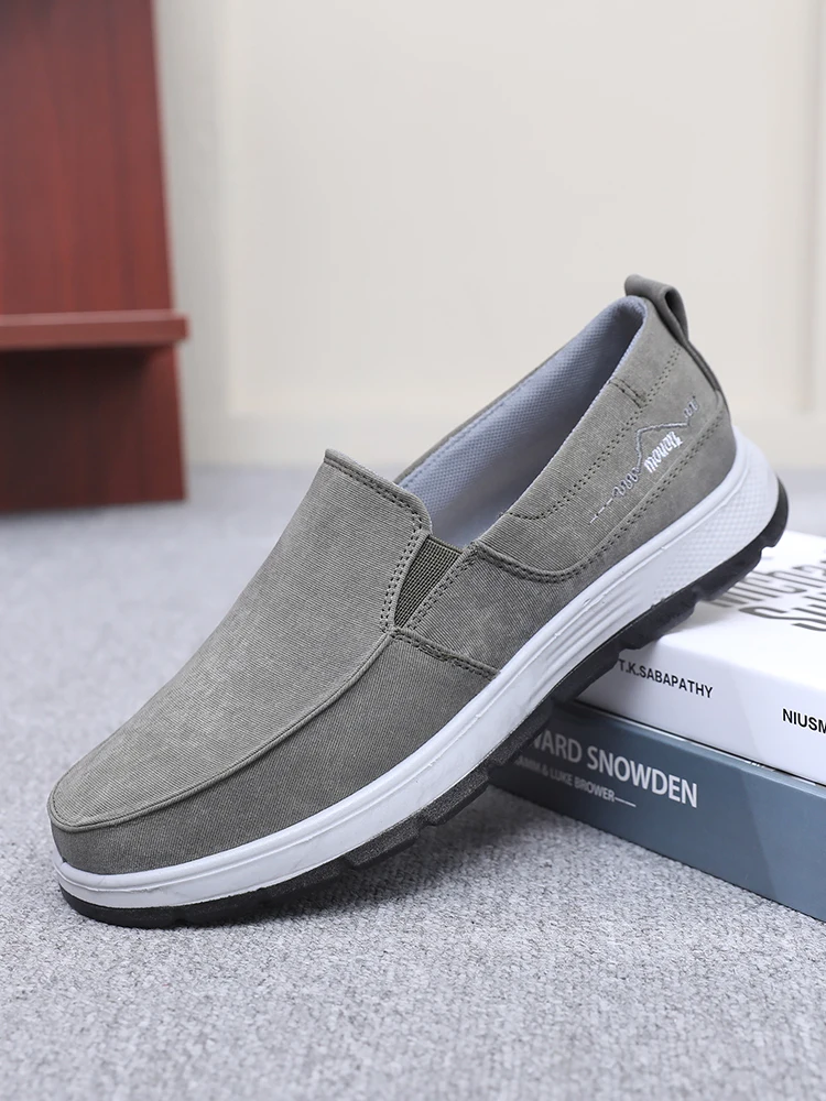 

men's lightweight and soft dad's shoe casual middle-aged and elderly shoes with one foot non slip lightweight elderly shoes