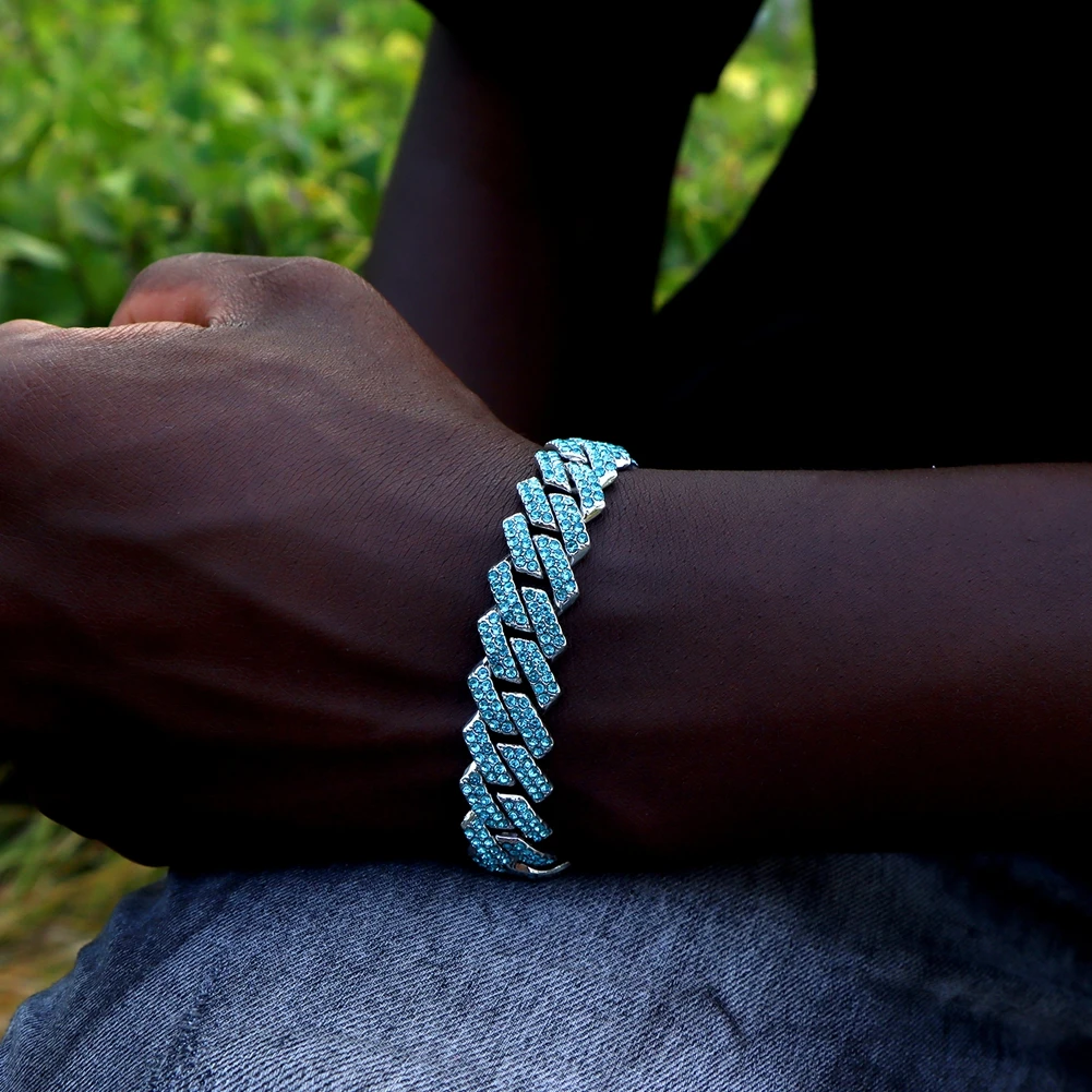 Cuban Link Chain Bracelet Men | Iced Bracelet Women | Iced