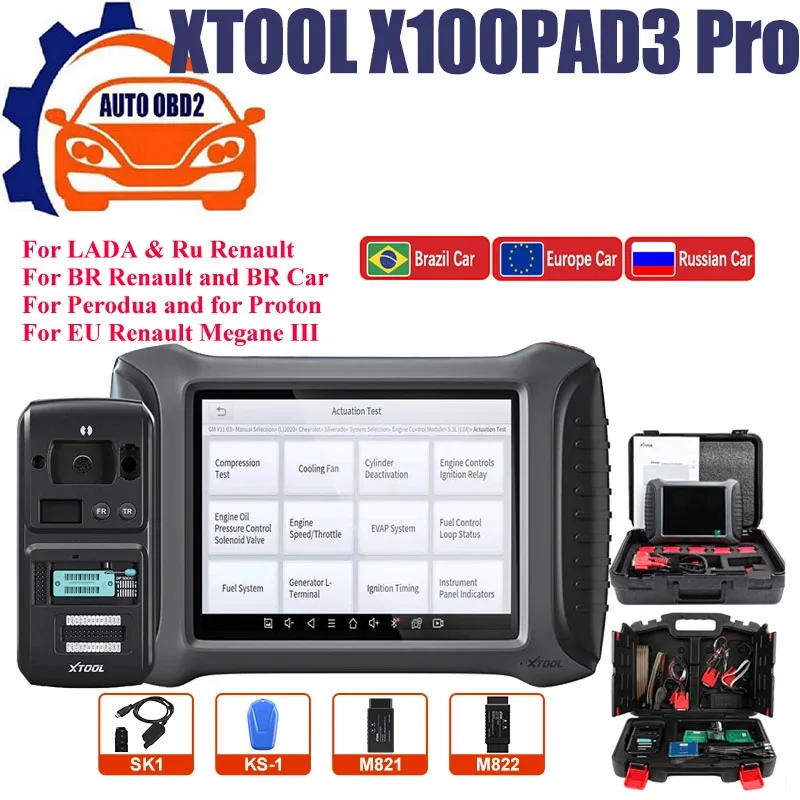 2023 Xtool X100Pad3 Pro Key Fob Strumento Di Programmazione Con Kc501 Tutti I Sistemi Strumenti Diagnostici Controllo Bidirezionale 36 + Ripristino De