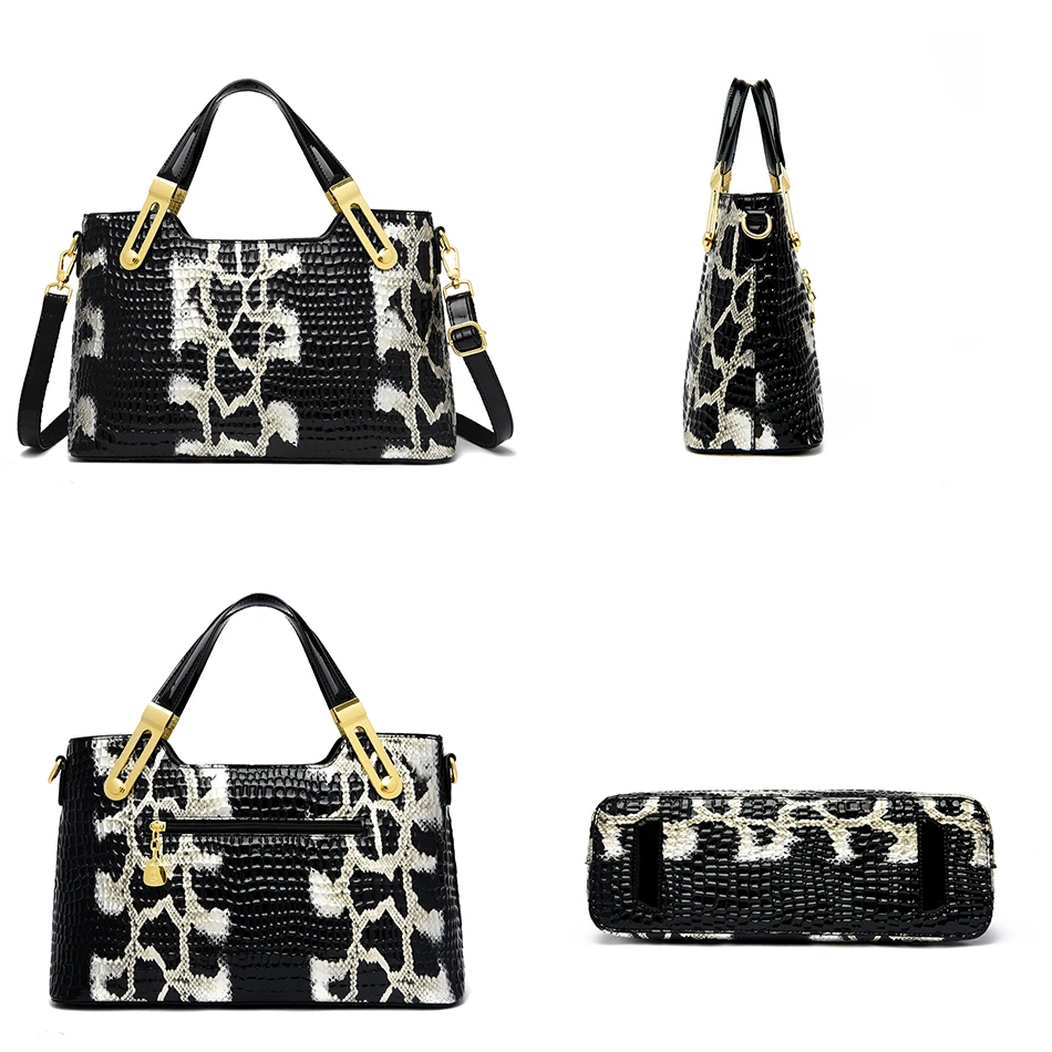 Fashion Trend Noble Women Handbag Python Pattern Luxury Ladies Party Handbag and Purse Elegant Wedding Party Casual Tote 2023