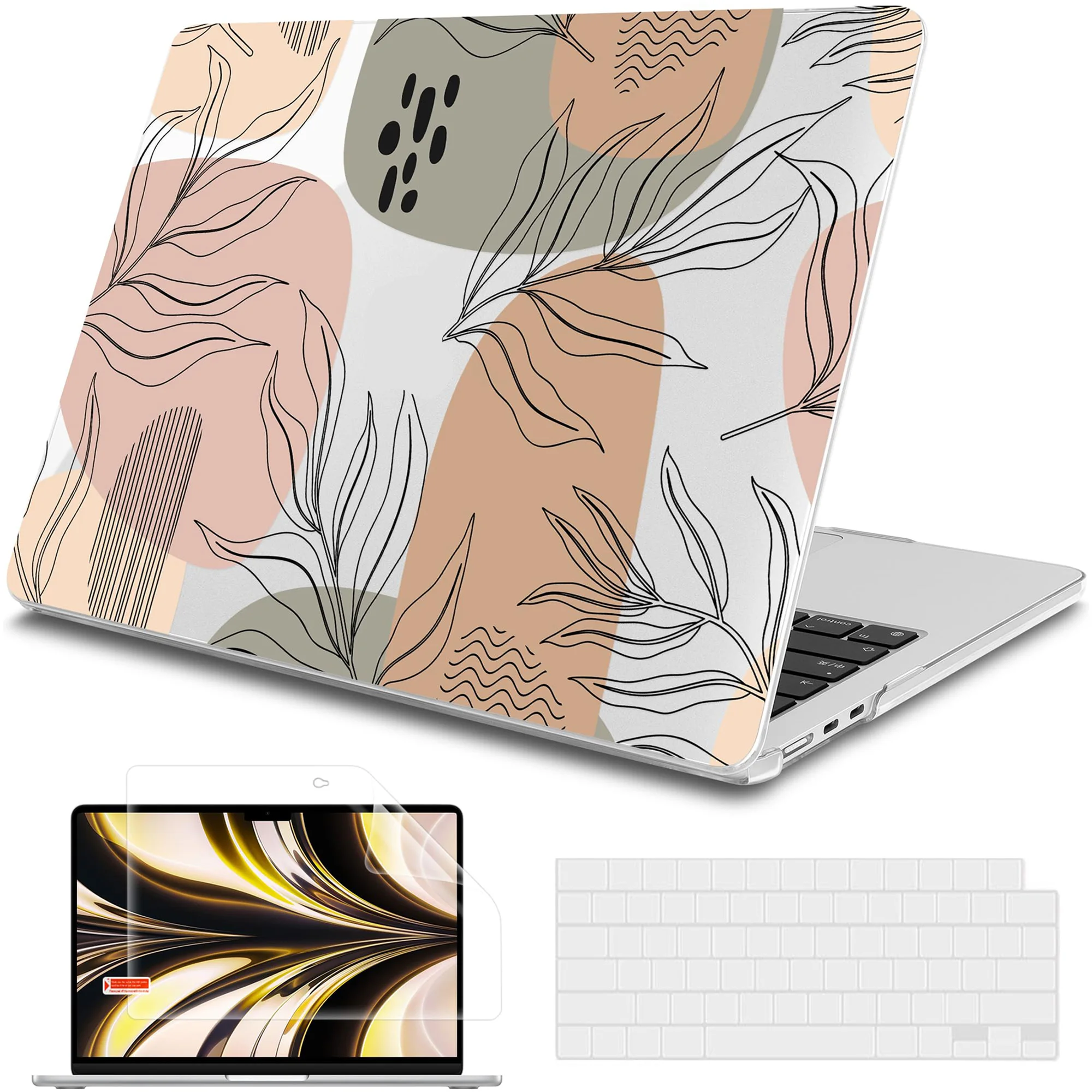 Laptop A2337 Per Macbook Air 13 Custodia M1 M2 M3 13.6 15.3 Pollici A2681 A3113 A2941 Cover 2021 2022 Shell Pro 14 16 A2992 A29912024