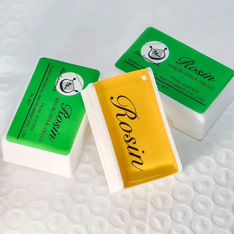 Square Box Rosin for Violins, Violas, Cellos and other Bowed Instruments, Violin Accessories