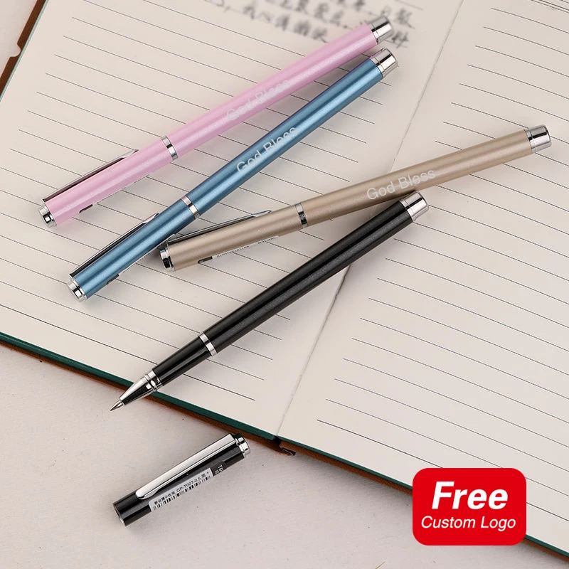High Quality Retro Ballpoint Pens Office Signature Pen Personalized Custom Logo School Student Writing Stationery Wholesale