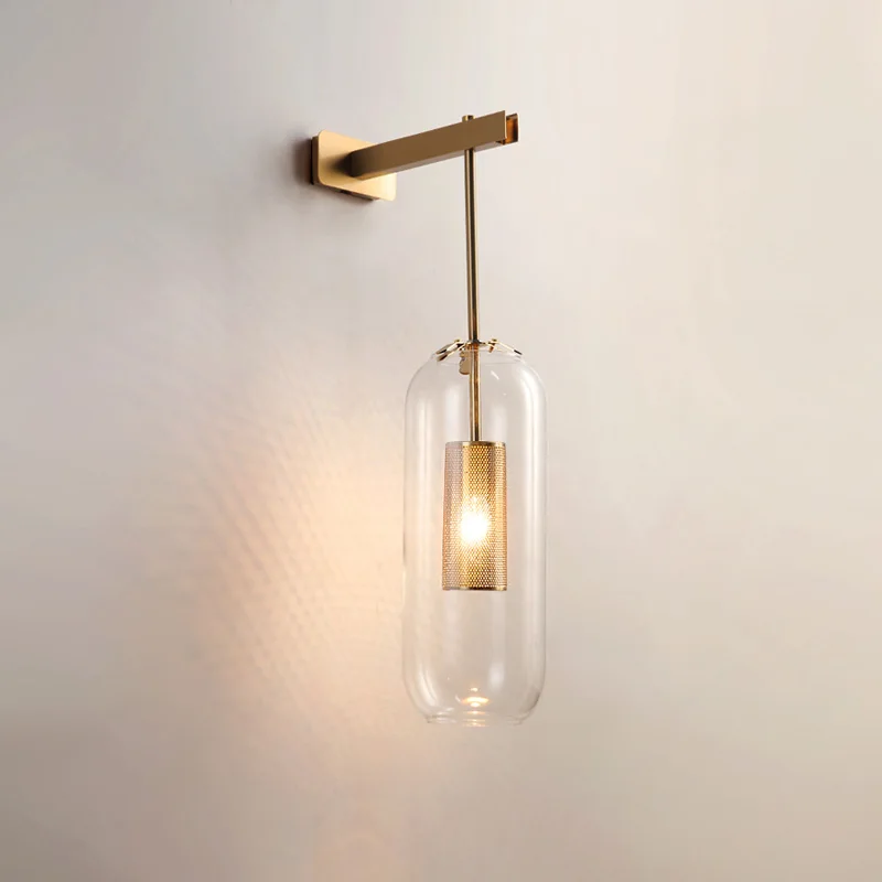 Modern Minimalist Led Black Wall Lights Bedroom Hotel Aisle Restaurant Staircase Wall Lamp Home Indoor Decoration Lighting Lamps
