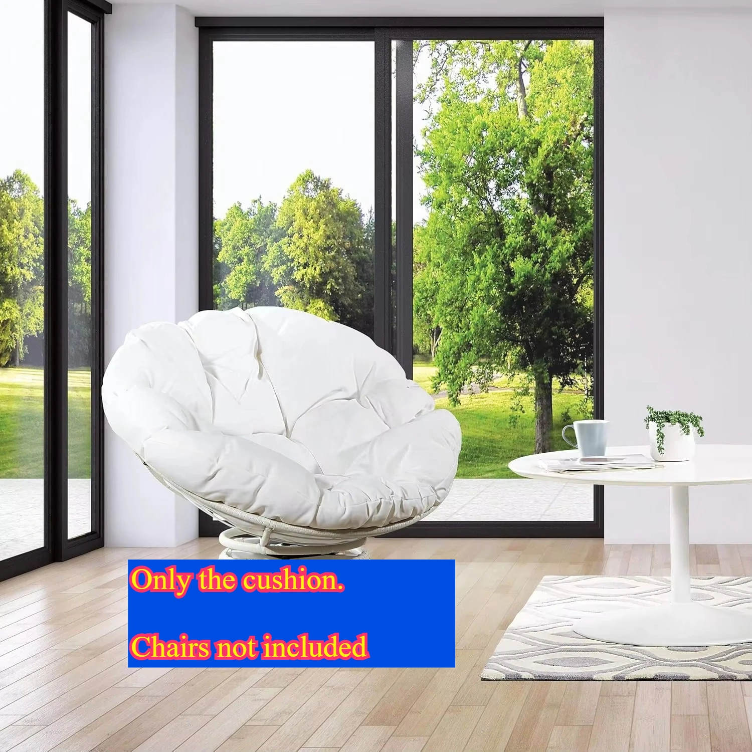 Outdoor waterproof hanging basket cushion-Bird's Nest chair cushion (Note: This product does not include the chair base)