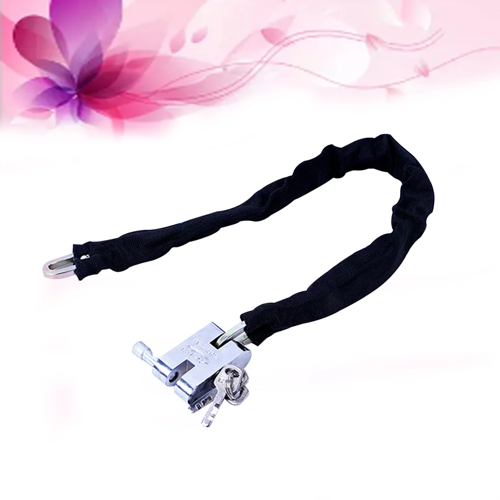 

Lock for Bike with Key Chain Motorcycle Door Locks Lightweight Outdoor Security