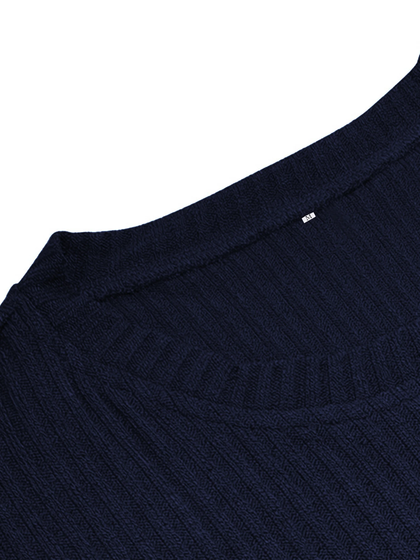 Herren Rundhals Langarm Strick-T-Shirt Einfarbiger Pullover Lässige & Formelle Passform Perfekt für Tägliches Tragen – Detail 18