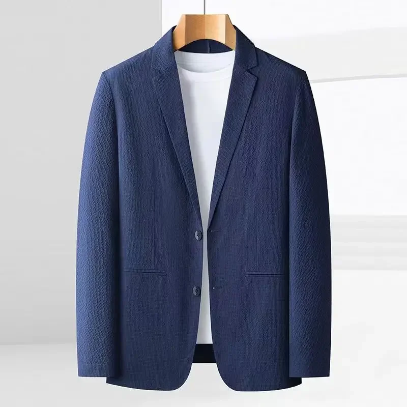 

Casual Suit Men's Light Anti-wrinkle Solid Color Small Suit 2024 Casual New Coat Trend Everything