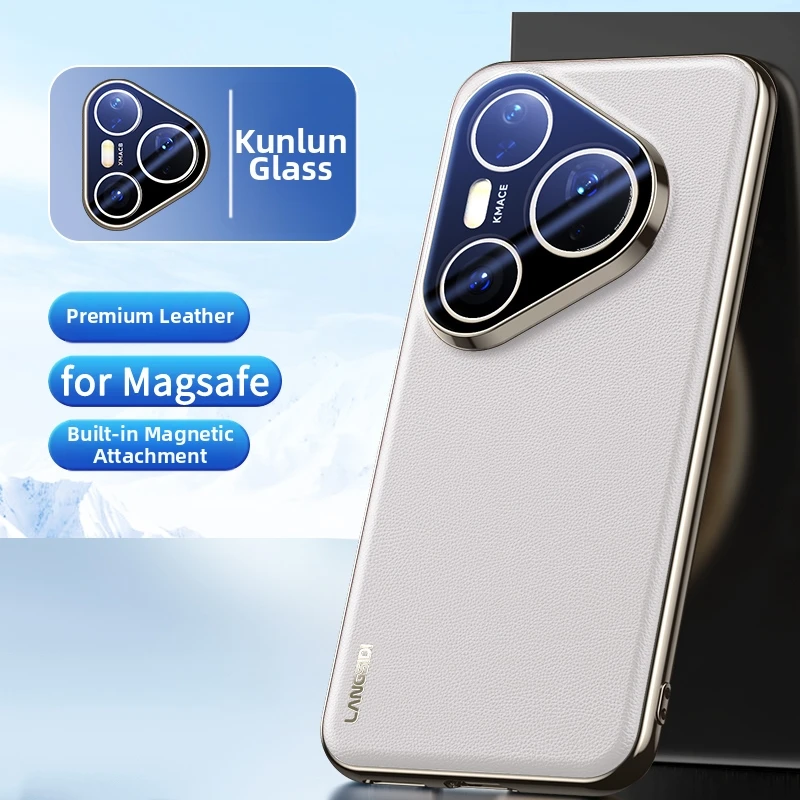 Magnetic Wireless Charging Case with Full Protection and Glass Lens Cover