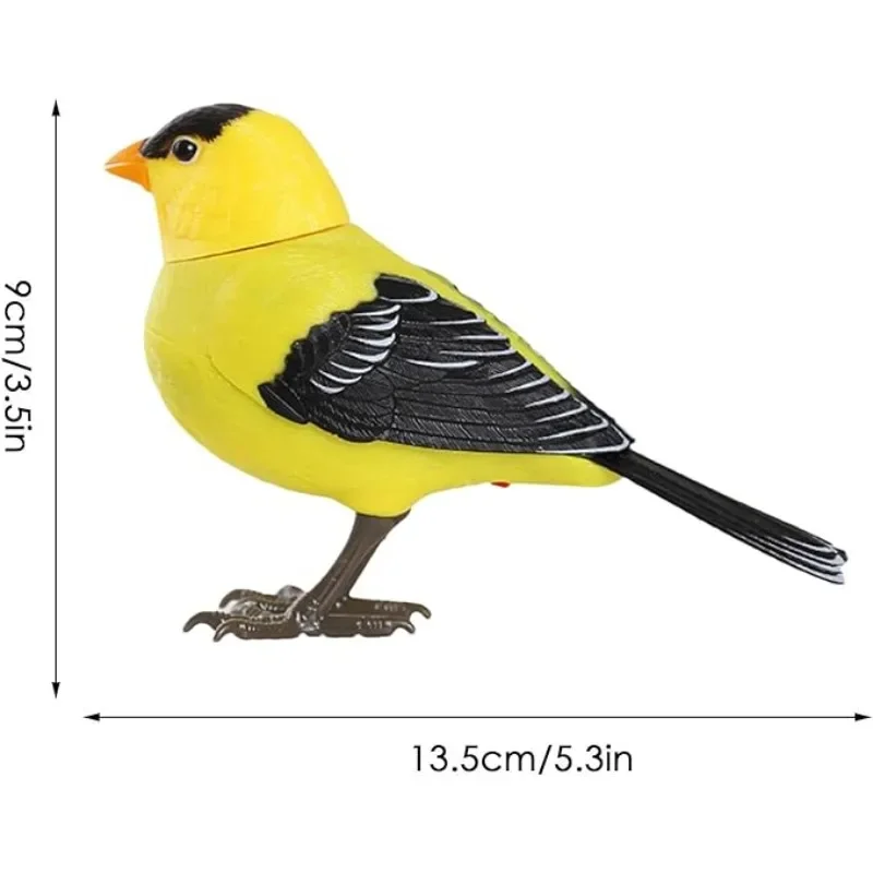 Simulation Electronic Bird Toys for Kids Electric Singing Bird Toy Cute Interactive Toy with Motion & Sound Control electronic bird toys