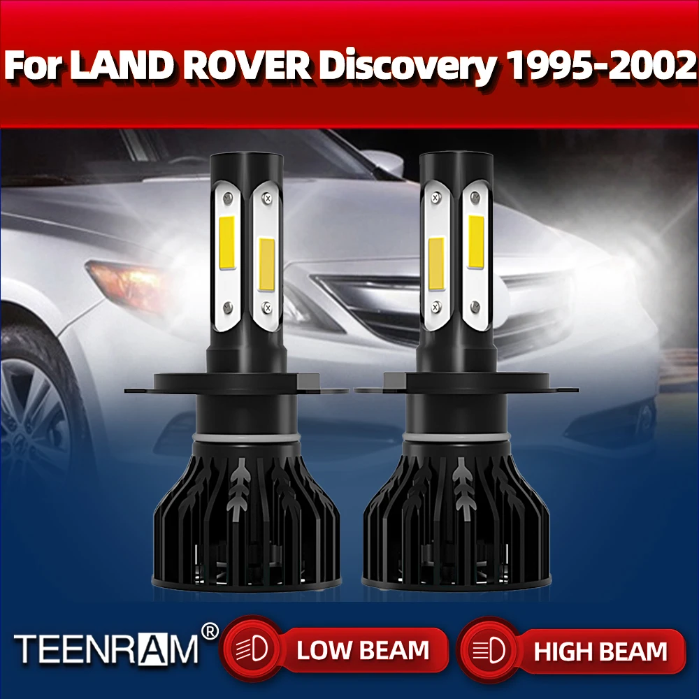

Car LED Headlight Bulbs 120W 20000LM Auto Headlamp 6000K High Low Beam For LAND ROVER Discovery 1995-1998 1999 2000 2001 2002