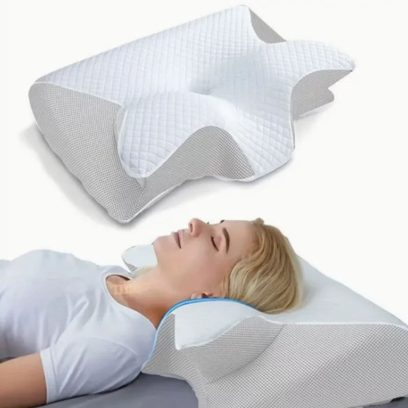 Ergonomic Memory Foam Cervical Neck Support Pillow