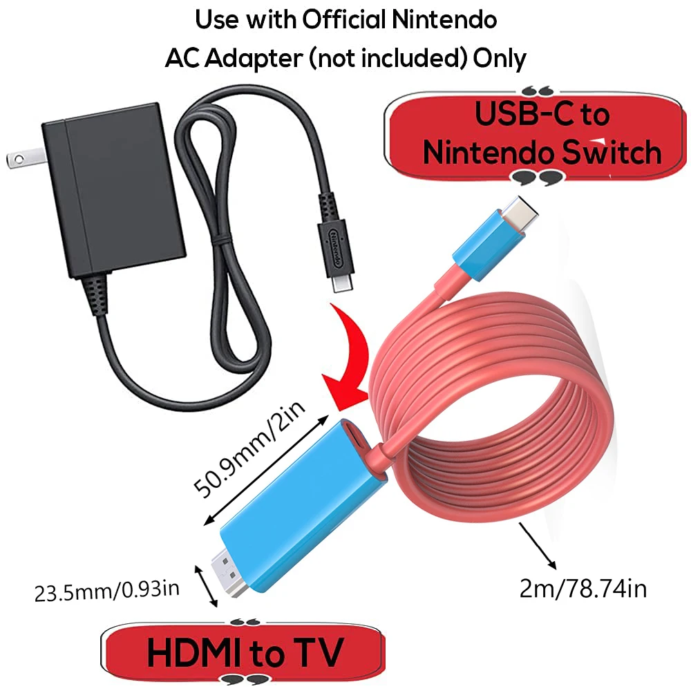 Hdmi Cable Attaching Nintendo Switch To Tv Hdmi Cable How To