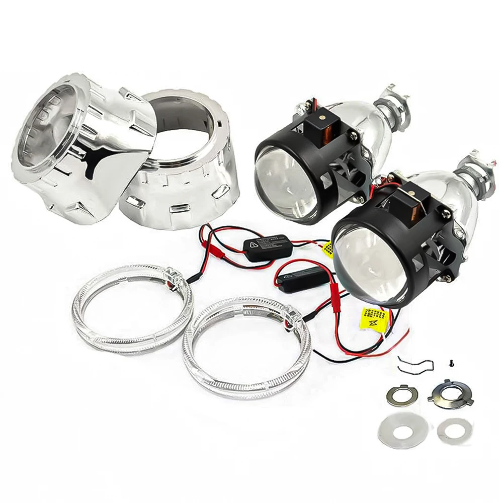 8.0 Bi Xenon  , DRL LED   , ڵ  ŰƮ, H1 H4 H7 𵨿, 2.5 ġ,  