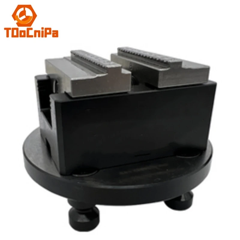

H54 Self Centered Vise With Pulling Nail Connecting Plate CNC Four Axis Five Axis Precision Fixture