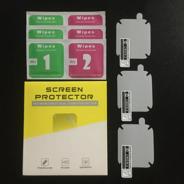 1/5/10PCS Protector Film for Apple Watch 7 6 SE 5 4 3 Screen Protectors Soft Glass For Iwatch 40MM 41MM 42MM 44MM 45MM Series 