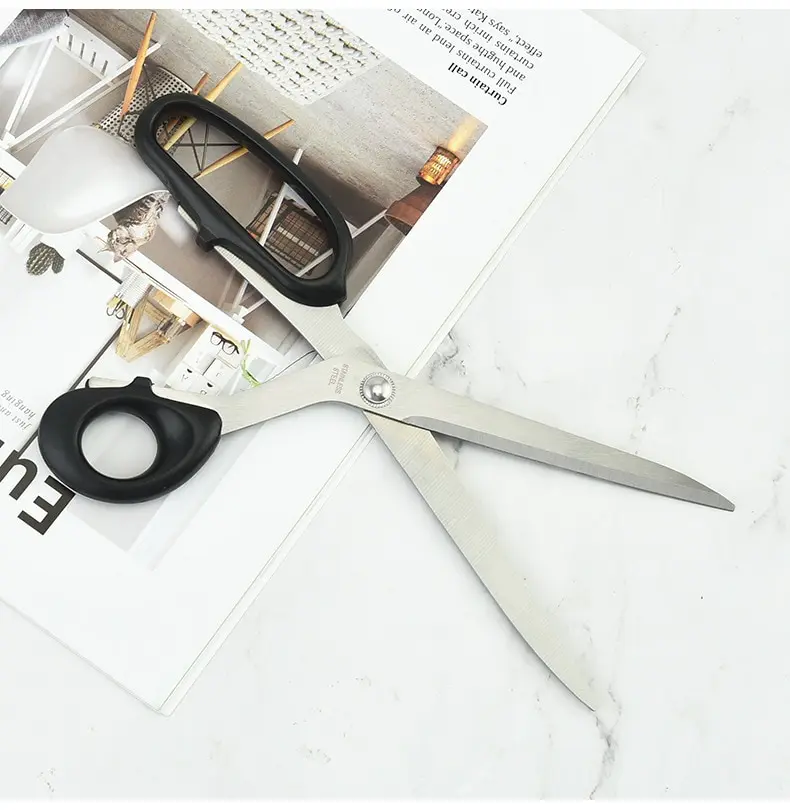 Kitchen scissors 9.75 Inch Multifunctional Stainless Steel Barbecue Food Cutters Crop Tool Household