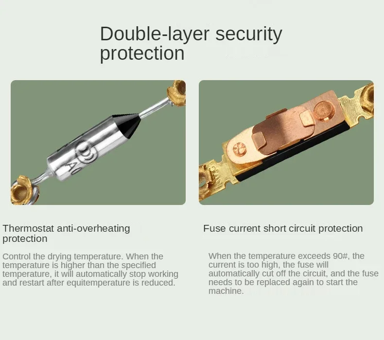 S940cb8ba60264be28ab4c9577bdde5feK Multifunctional Portable Dryer Mini Folding Baby Cloth Dryer Heater Washing Dryer Apartment Folding Drying Foldable Mallzona