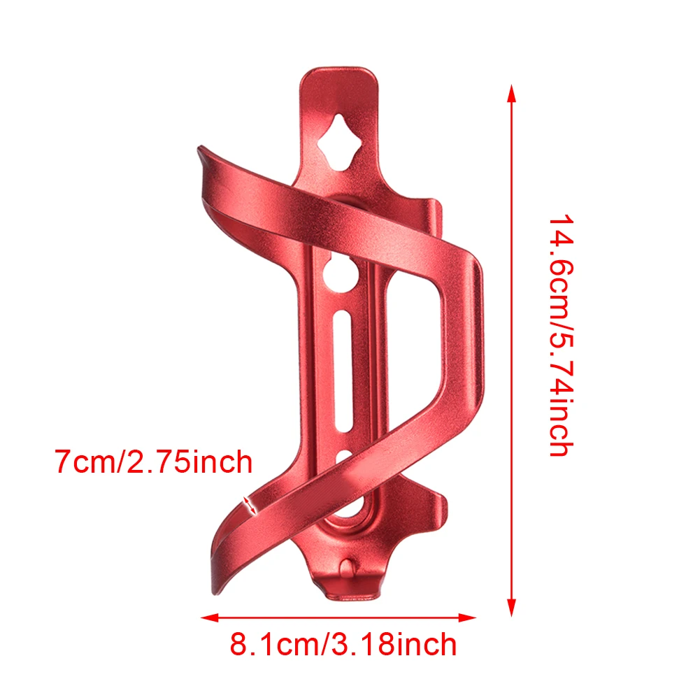 MTB Ultralight Aluminum Alloy Bicycle Water Bottle Holder Cage For Mountain Road Bike Cycling Bottle Holder Bicycle Accessories