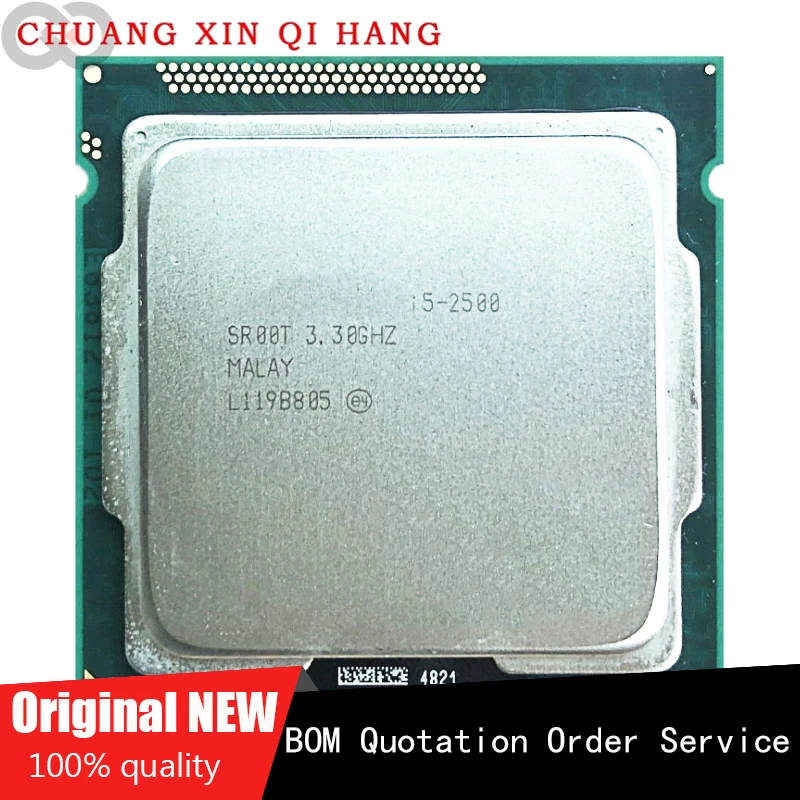 Utilizzato Per I5 2500 Per Processore Cpu Quad-Core I5-2500 3.3 Ghz 6M 95W Lga 1155