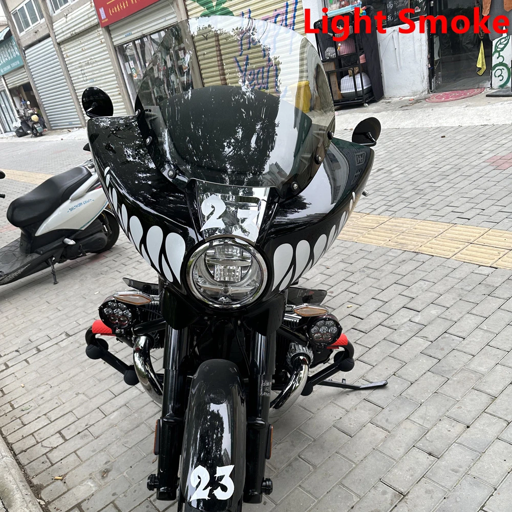 Motorcycle Screen Protector Motorcycle Windscreen Windshield Cover Wind Screen Shield Airflow Deflectors FOR BMW R18 Bagger R 18 Transcontinental