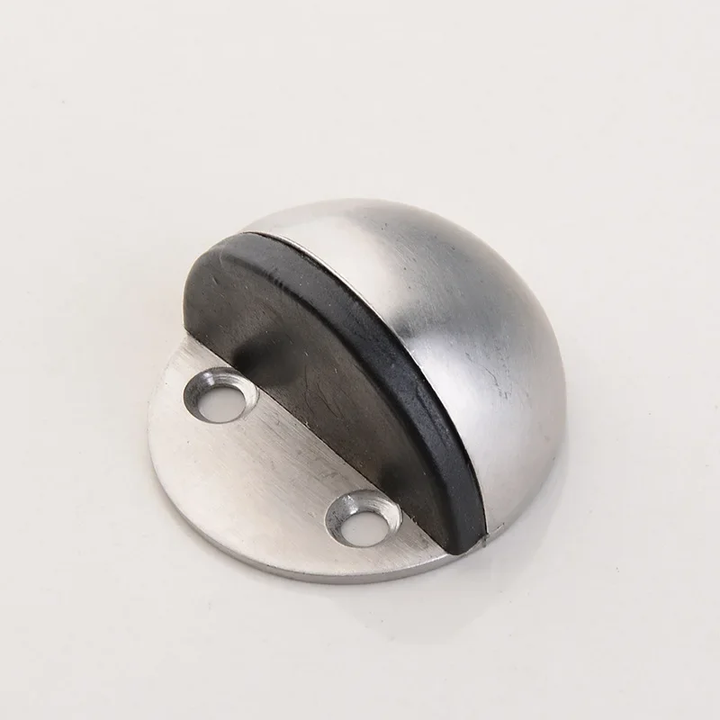 Stainless Steel Door Stopper Bumper Silencer Anti-collision Pad Protective Wall Hardware Accessories door stopper bumpers,door stopper