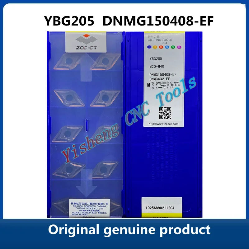 

Original genuine product ZCC CT DNMG 150408 YBG205 DNMG150408-EF YBG202 CNC Turning Tool Lathe Cutter Tools