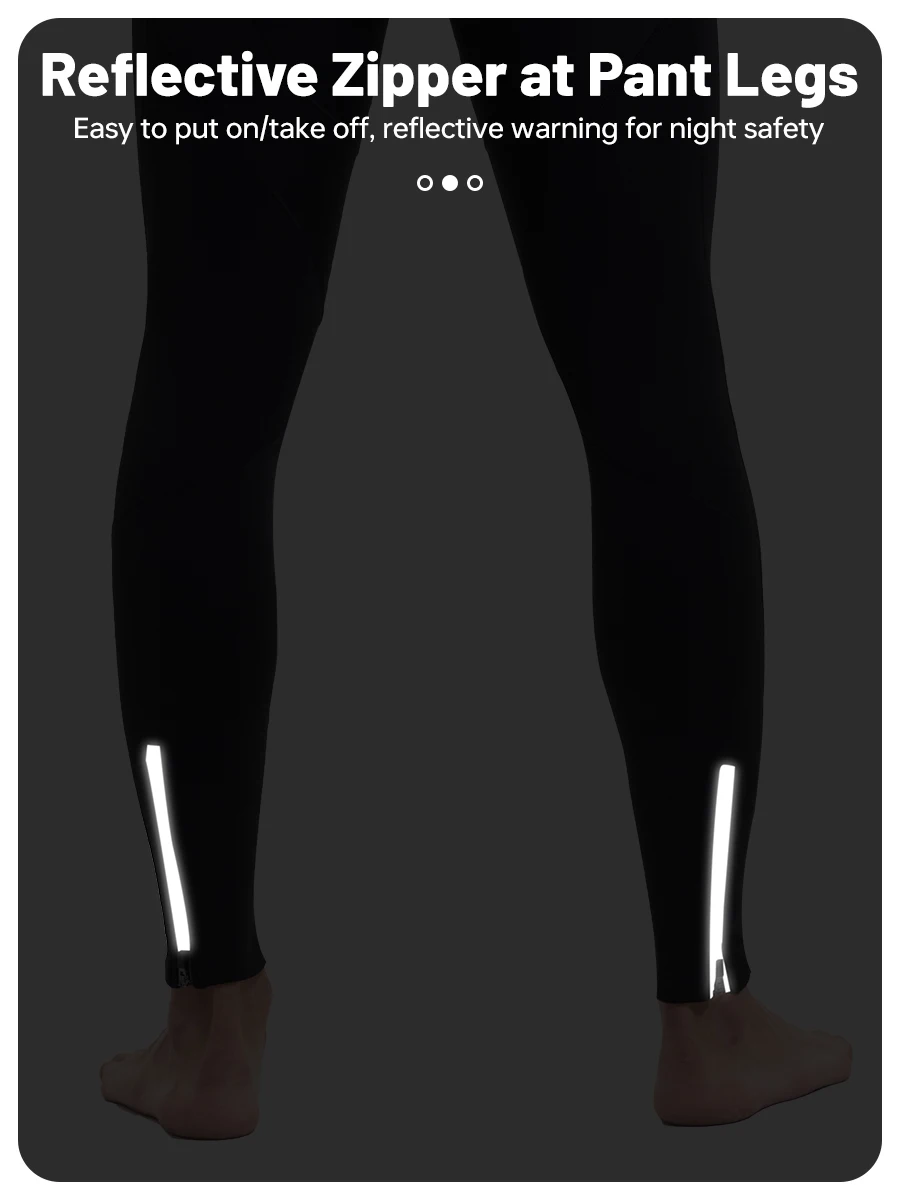 X-TIGER Neue Winter Herren Radfahren Lange Lätzchen Gel Gepolsterte Winddicht Mountain Road Bike Hosen Warme Bequeme Radfahren Leggings – Detail 8