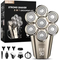 Sejoy 5 In 1 Electric Head Shaver for Bald Men Elctric Shaver 7D Cordless Razor 1