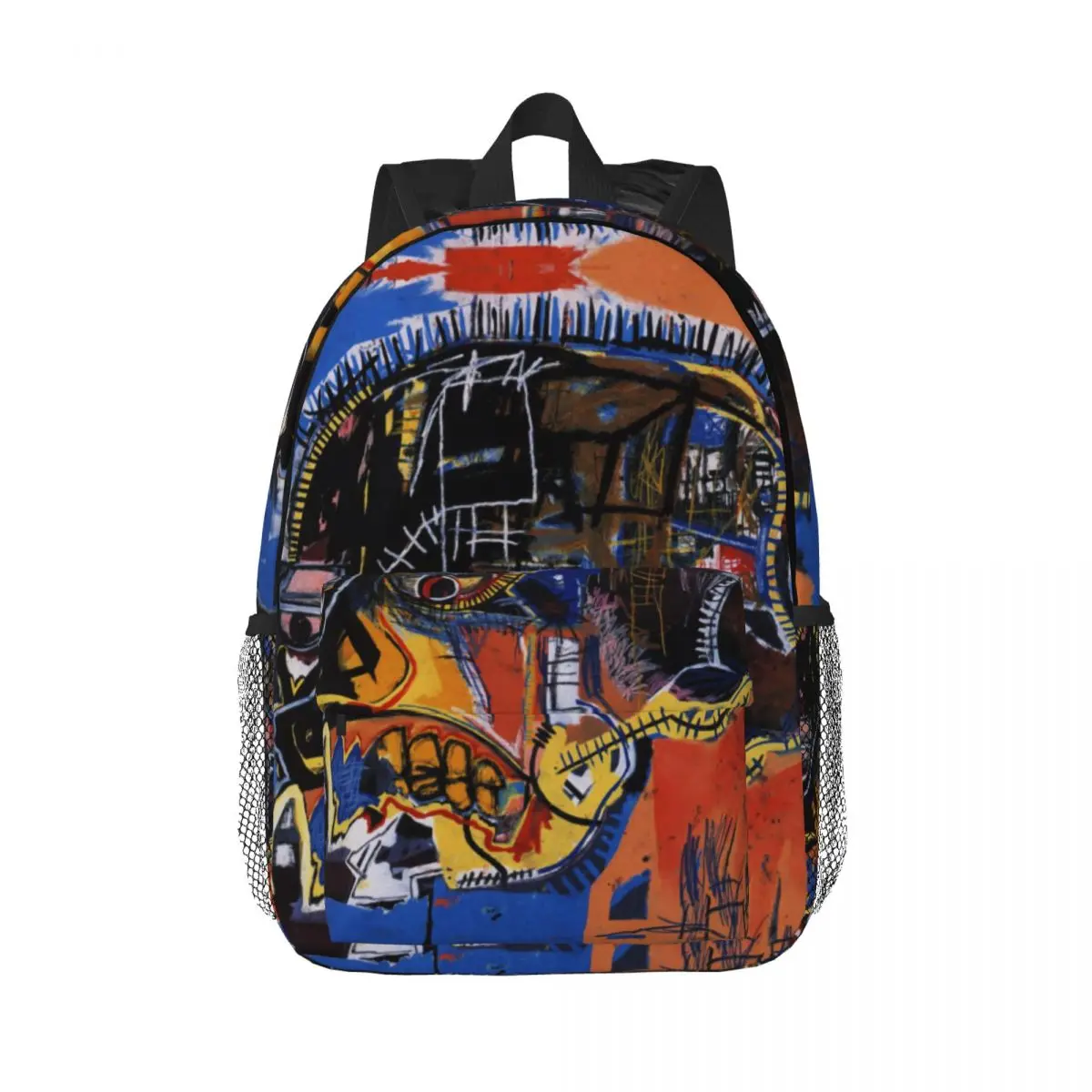 

Scull Backpacks for Girls Boys Basquiats Art College School Travel Bags Women Men Bookbag Fits 15 Inch Laptop