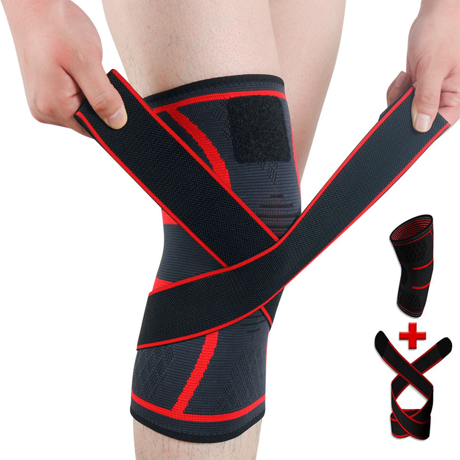 

1pcs Knee Support Brace Sports Knee Pads Gym Running Knee Protector Sport Compression Knee Pad Sleeve For Basketball 무릎보호대